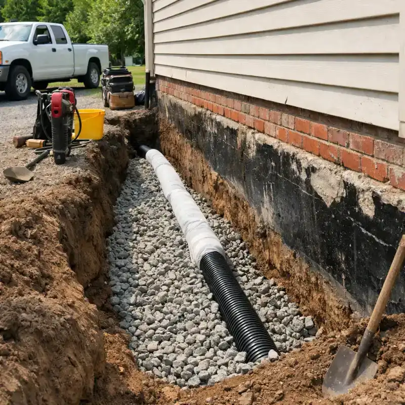 French Drain Roseville